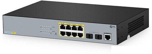 Управляемый коммутатор уровня 2+ FS S3150-8T2FP