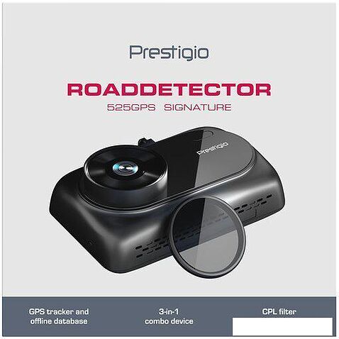 Видеорегистратор-радар детектор-GPS информатор (3в1) Prestigio RoadDetector 525GPS