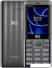 Кнопочный телефон BQ BQ-2453 Quattro (серый)