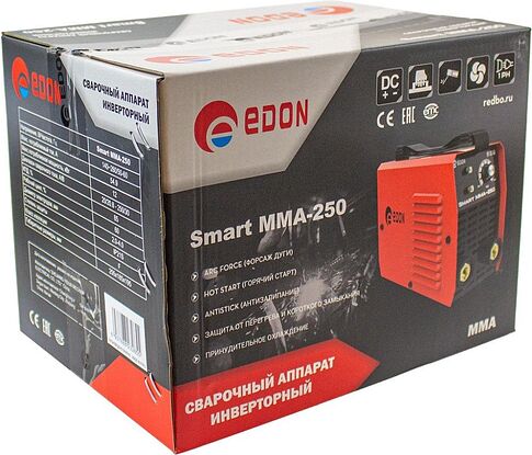 Сварочный инвертор Edon Smart MMA-250 6937888232855