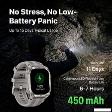 Умные часы Kospet Pulse 2 (серебристый)