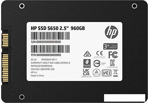 SSD HP S650 960GB 345N0AA
