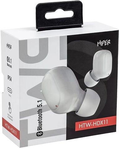 Наушники Hiper TWS Bean HTW-HDX11 (белый)