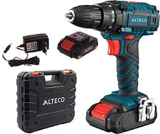 Дрель-шуруповерт Alteco CD 1610 Li X2 33504 (с 2-мя АКБ, кейс)
