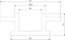 Алюминиевый профиль Elektrostandard LL-2-ALP013 a053633 Алюминиевый профиль Elektrostandard LL-2-ALP013 a053633