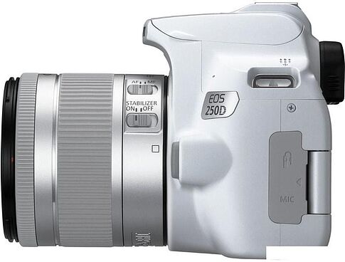 Зеркальный фотоаппарат Canon EOS 250D Kit 18-55 IS STM (белый)
