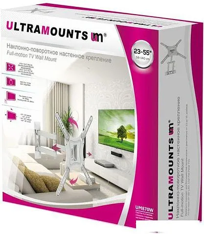 Кронштейн Ultramounts UM870W (белый)