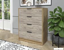 Комод Интерлиния Концепт КТ-К80 (дуб серый/дуб золотой)