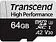 Карта памяти Transcend microSDXC 330S 64GB (с адаптером)