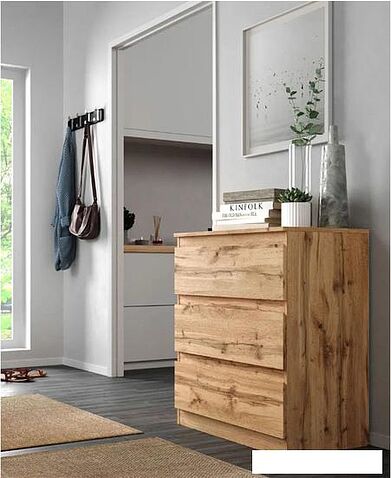 Комод НК-Мебель Stern Т-3 3 ящика (дуб вотан)