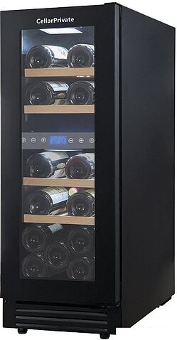 Винный шкаф Cellar Private CP017-2TBH со скрытой ручкой