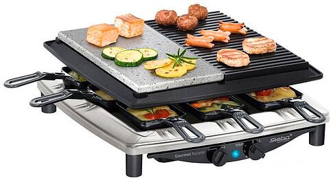 Раклетница Steba RC 4 plus DELUX chrom