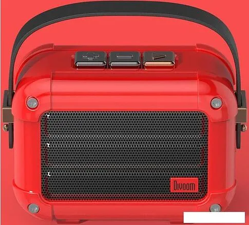 Беспроводная колонка Divoom Macchiato (красный)