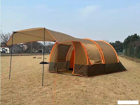 Кемпинговая палатка LanYu 1125 (коричневый/желтовато-коричневый/оранжевый)