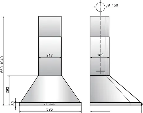 Кухонная вытяжка Elikor Сигма 60П-650-К3Д (молоко/бронза)