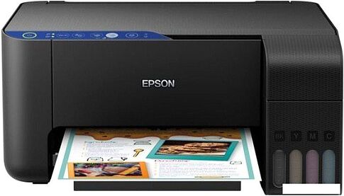 МФУ Epson EcoTank L3258 (ресурс стартовых контейнеров 4500/7500, контейнер 004)