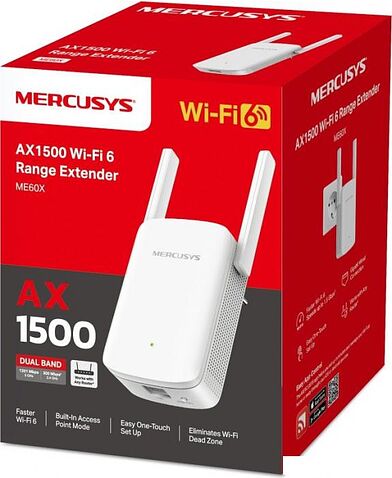 Усилитель Wi-Fi Mercusys ME60X