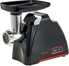 Мясорубка Delta DL-6105M (черный/красный)