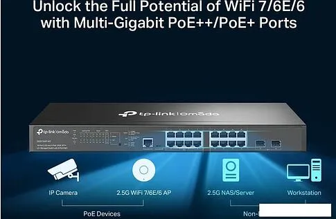 Управляемый коммутатор уровня 2+ TP-Link Omada SG3218XP-M2 V1