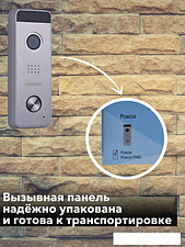 Вызывная панель Arsenal Рокси + (серебристый)