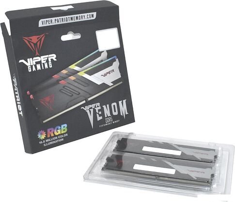 Оперативная память Patriot Viper Venom RGB 2x24ГБ DDR5 6000 МГц PVVR548G600C30K