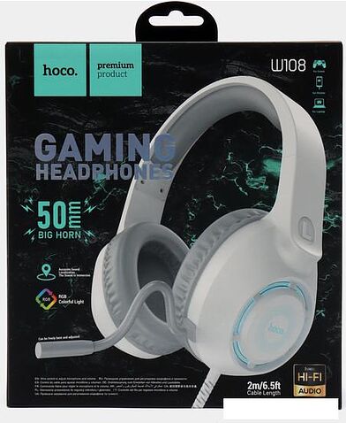Наушники Hoco W108 (белый)