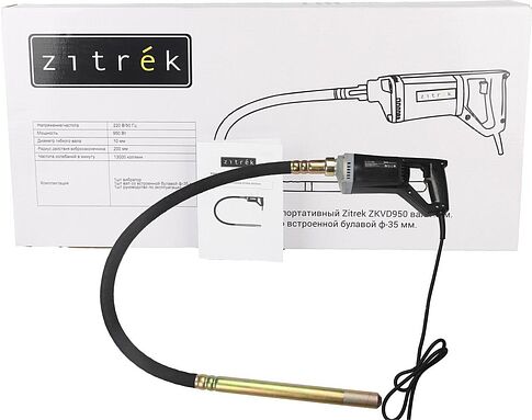 Вибратор глубинный Zitrek ZKVD900 083-3204