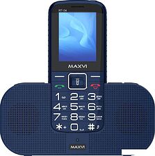 Кнопочный телефон Maxvi RT-04 (синий)