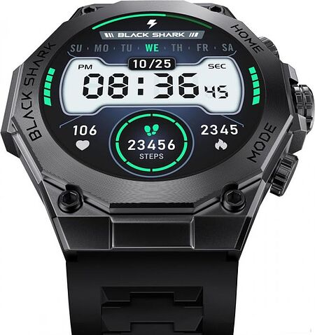 Умные часы Black Shark S1 Pro (черный/серый)