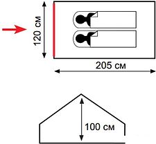 Палатка Totem Bluebird 2 V2 Палатка Totem Bluebird 2 V2