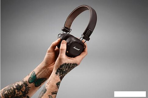 Наушники Marshall Major IV (коричневый)