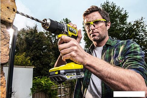 Ударная дрель-шуруповерт Ryobi HP RPD18C-242S 5133004983 (с 2-мя АКБ 4 Ah + 2 Ah, сумка)