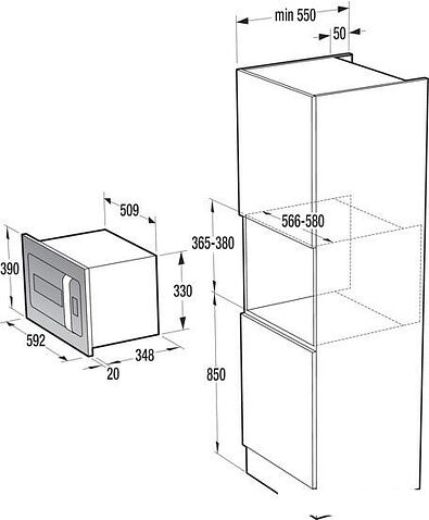Микроволновая печь Gorenje BM235ORAB