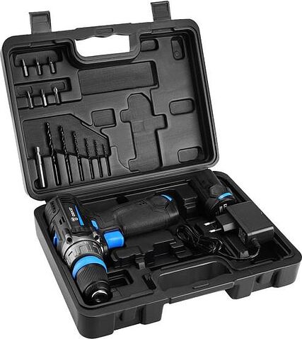 Дрель-шуруповерт Deko DKCD12V PRO 083-1004 (с 2-мя АКБ 1.5Ач, кейс)