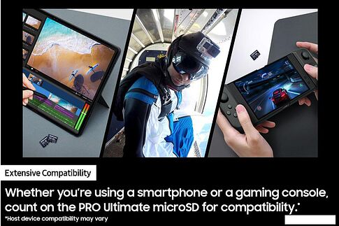 Карта памяти Samsung PRO Ultimate microSDXC 128GB (с адаптером)