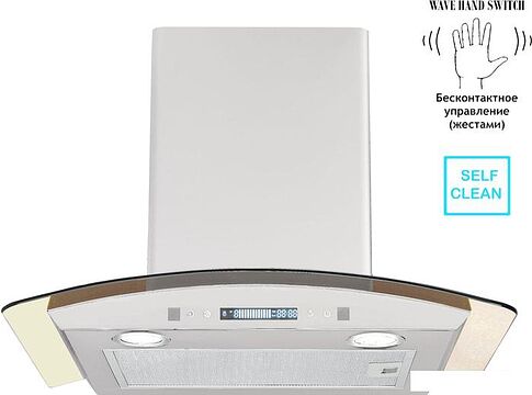 Кухонная вытяжка Backer QD60E-MC White 12K