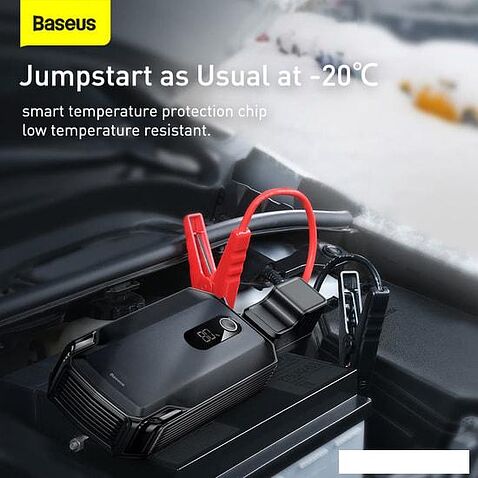 Портативное пусковое устройство Baseus CGNL020001 (черный)