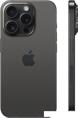 Смартфон Apple iPhone 15 Pro Dual SIM 256GB (черный титан)