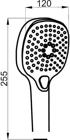 Душевая лейка Azario Nevo AZ-157830124