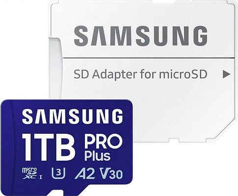 Карта памяти Samsung PRO Plus microSDXC 1TB (с адаптером)