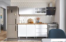Готовая кухня Стендмебель Хелен 1.7 (белый)