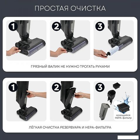 Вертикальный моющий пылесос Planta PL-CW202