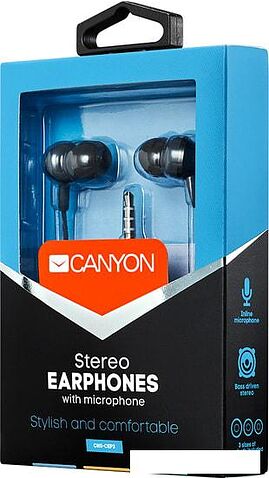 Наушники с микрофоном Canyon CNS-CEP3DG