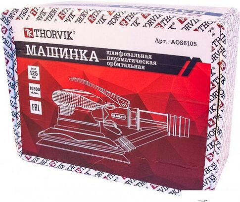 Пневмошлифмашина Thorvik AOS6105