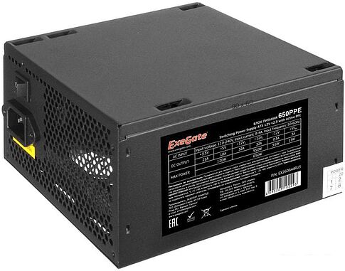 Блок питания ExeGate 650PPE EX260644RUS-S