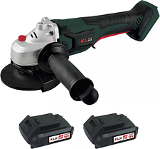 Угловая шлифмашина KLPRO KLAT18B-20 (с 2-мя АКБ, сумка)