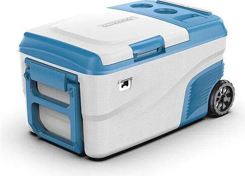 Компрессорный автохолодильник Alpicool DC30 24.8л (белый/синий, с адаптером)