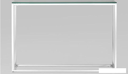 Консольный стол Stool Group Таун 115x30 ECST-022 (прозрачное стекло/сталь серебристый)