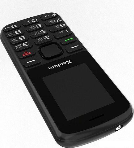 Кнопочный телефон Philips Xenium X170 (черный)