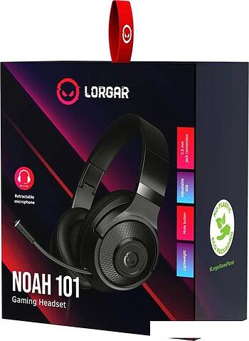 Наушники Lorgar Noah 101 (черный)